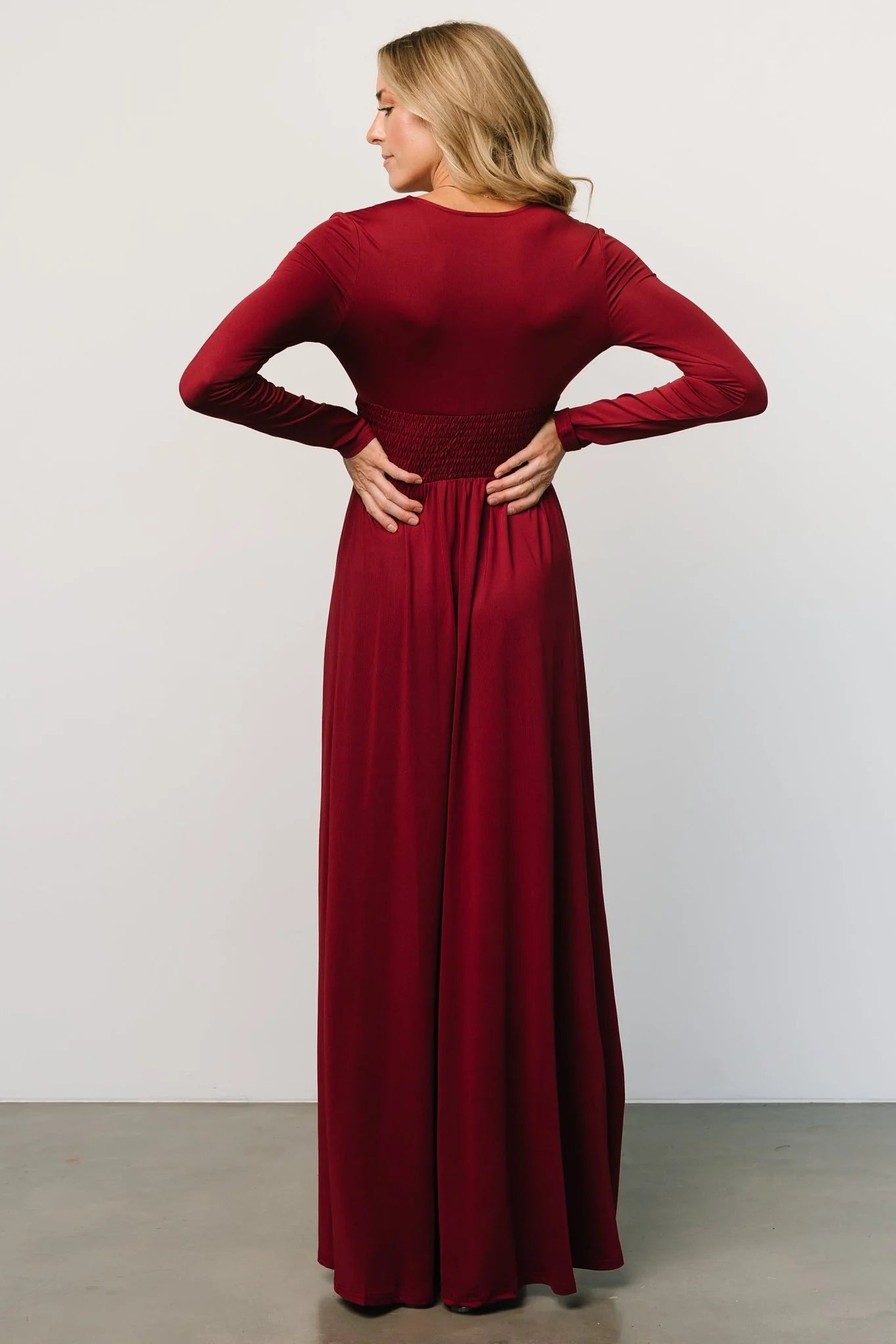 Arianna Maxi Dress | Wine