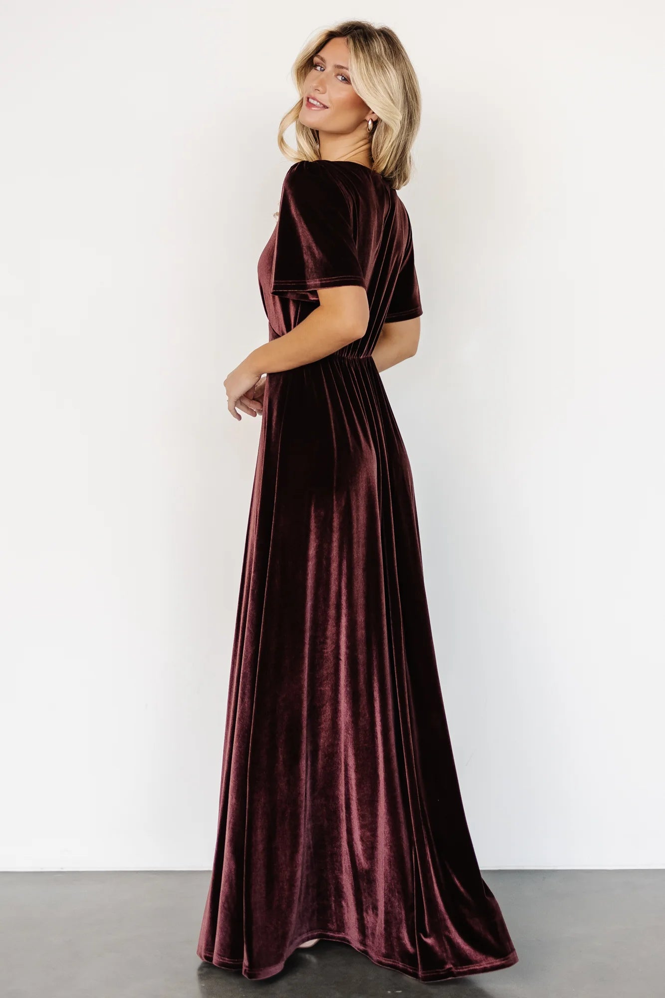 Vivian Velvet Maxi Dress | Clove